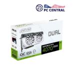 ASUS RTX4070 GeForce White Graphics 12GB Card SUPER Dual OC