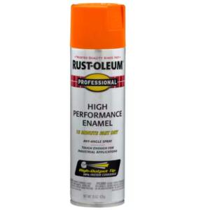 Rust-Oleum Professional - 15 oz. High Performance Enamel Gloss Safety Orange Spray Paint