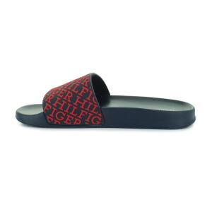 Tommy Hilfiger Womens Darik Slide Sandal Navy/Red Size 7