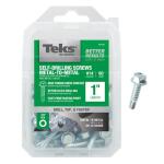 Teks #1/4-14 x 1 in. External Hex Washer Head Drill Point Screw (60-Pack)