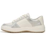 Dr. Scholl's Women's Ollie Lace Up Sneaker - White/Silver