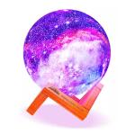 Himalayan Glow Galaxy 5 .9 in. Multi-colored Lamp