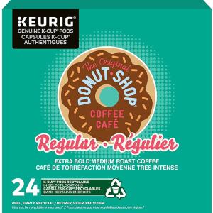 The Original Donut Shop Regular Keurig K-Cup Coffee Pods Medium Roast 24cups