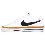 Nike Men's Court Legacy Leather Sneaker White/Black/Brown