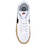 Nike Men's Court Legacy Leather Sneaker White/Black/Brown