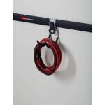 RubbermaidFasttrack Garage Utility Hook, 50 lbs. Capacity, Wall Mounted Storage and Organization System for Home/Garage (1784461)