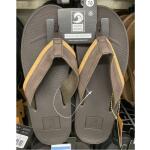 New Wave Mens Flip Flop Brown Size 10