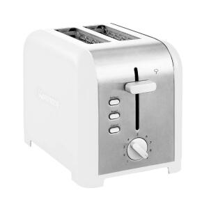 Kenmore 2-Slice Stainless Steel Toaster, White & Silver