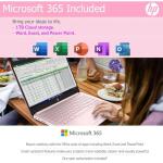 HP Ultralight 14" Laptop, Intel 4-Core, 8GB RAM, 128GB+64GB Storage, 1TB Cloud, Windows 11, Pink