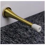 Everbilt 4 in. Spring Door Stop Brass