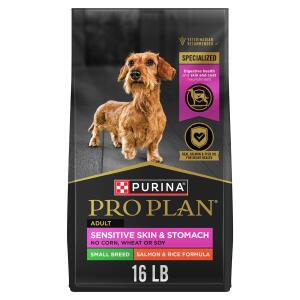 Purina Pro Plan Sensitive Skin & Stomach Small Breed Adult Dry Dog Food - Salmon & Rice 16lb