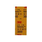 3M3-2/3 in. x 9 in. 3000 Grit Super Ultra Fine Grade Sandpaper (10 Sheets/Pack) (5926-18-CC)