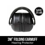 3MBlack Folding Earmuff (90563H1-DC)