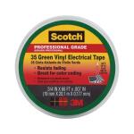 3MScotch 3/4 in. x 66 ft. 35 Electrical Tape, Green (10851-BA-10)