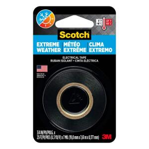 3M3/4 in. x 25 ft. Extreme Weather Electrical Tape - Black (16736NA)