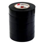 3MTemflex 3/4 in. x 60 ft. 1700 Electrical Tape Black (5-Pack) (1700-5PK-BB6)