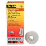 3M3/4 in. x 66 ft. Vinyl Color Coding Electrical Tape, Gray - 35-GRAY-3/4