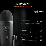 Logitech for Creators Blue Yeti USB Microphone Recording for PC and Mac, Black