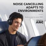 Soundcore by Anker Space One, Active Noise Cancelling Headphones, Jet Black