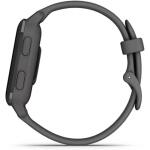 Garmin Venu Sq 2 Smartwatch Slate Aluminum Bezel with Shadow Gray Case and Silicone Band