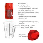 Hasting Home 32-Oz Frozen Drink Machine (Red) for Slush Drinks