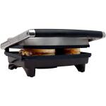 Hastings Home Non-Stick Indoor Contact Grill with Removable Plate and Bun Warmer