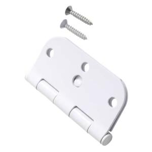 Everbilt Squeak-Free Door Hinge 3-1/2 in. x 5/8 in. Radius White