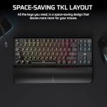 Corsair Black - K70 CORE TKL Wireless RGB Tenkeyless Mechanical Gaming Keyboard