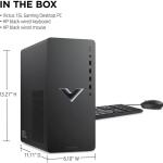 HP Victus 15L Gaming Desktop - AMD 6-Core Ryzen 5600G Processor