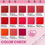 Peripera Ink the Velvet Lip Tint, #016 HEART FUCHSIA PINK, 0.14 fl oz, High Pigment Color, Longwear, Weightless, Not Animal Tested, Gluten Free, Paraben Free