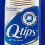 Q-tips Cotton Swabs: 100% cotton, 625 count, for hygiene and beauty care (Pack of 2)