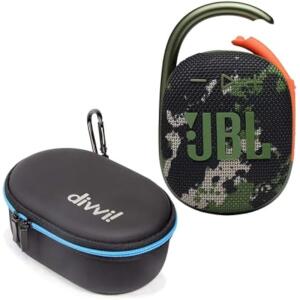 JBL Clip 4 Camouflage Portable Bluetooth Wireless Speaker with Hardshell Case