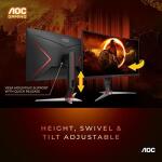 AOC C27G2Z 27-inch Curved Frameless Ultra-Fast Gaming Monitor