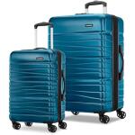 Samsonite Evolve SE 2-Piece Expandable Hardside Luggage Set, Caribbean Blue (Carry-On & Large) with Double Spinner Wheels