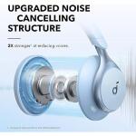 Soundcore by Anker Space One, Active Noise Cancelling Headphones, Sky Blue