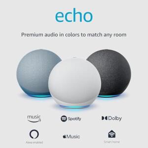 Echo Dot Vibrant Sounding Alexa Speaker Glacier White