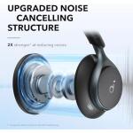 Soundcore by Anker Space One, Active Noise Cancelling Headphones, Jet Black