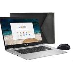 ASUS C423NA Chromebook 14 Inch Intel Dual Core Celeron Processor N3350 4GB DDR4 RAM 64GB (Renewed)