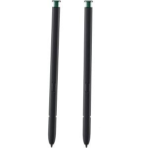 PCTC 2 Pack Black S22 Ultra S Pen Replacement for Samsung Galaxy S22 Ultra Stylus Pen 5G SM-S908U S22 Ultra Stylus Pen (Green)