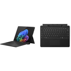 Microsoft Surface Pro 2-in-1 Laptop/Tablet (2024) 256GB,Black + Surface Pro Keyboard with Slim Pen 2 Bundle