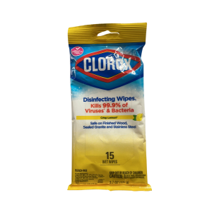 Clorox 15wipes Disinfect Wipes Crisp Lemon