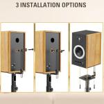 Mounting Dream Speaker Stands Height Adjustable Bookshelf Speaker Stand Pair