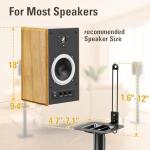 Mounting Dream Speaker Stands Height Adjustable Bookshelf Speaker Stand Pair