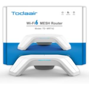 Mesh WiFi 6 Router, AX1800, 3300 Sq. ft Coverage, 120+ Devices