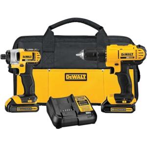 DEWALT 20V MAX Drill & Impact Driver Combo Kit (DCK240C2)