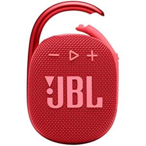 JBL Clip 4 Red Portable Bluetooth Wireless Speaker with Hardshell Case