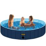 Kopeks Extra Large Blue Round Dog/Cat Pool Tub for Indoor/Outdoor Use, 120 lbs Weight Capacity