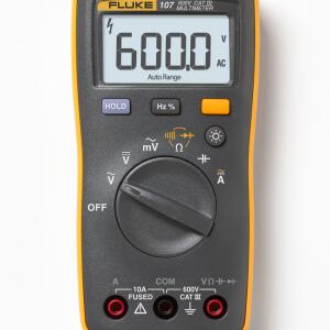 Fluke 600-Volt - 107 Pocket Digital Display Multimeter 