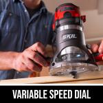 SKIL Variable Fixed 1/4-in and 1/2-in 2-HP Corded Router