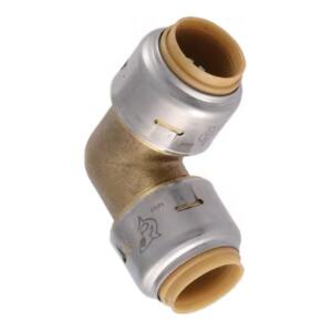 SharkBite Max 1/2 in. Brass 90-Degree Push-to-Connect Elbow Fitting # UR248A